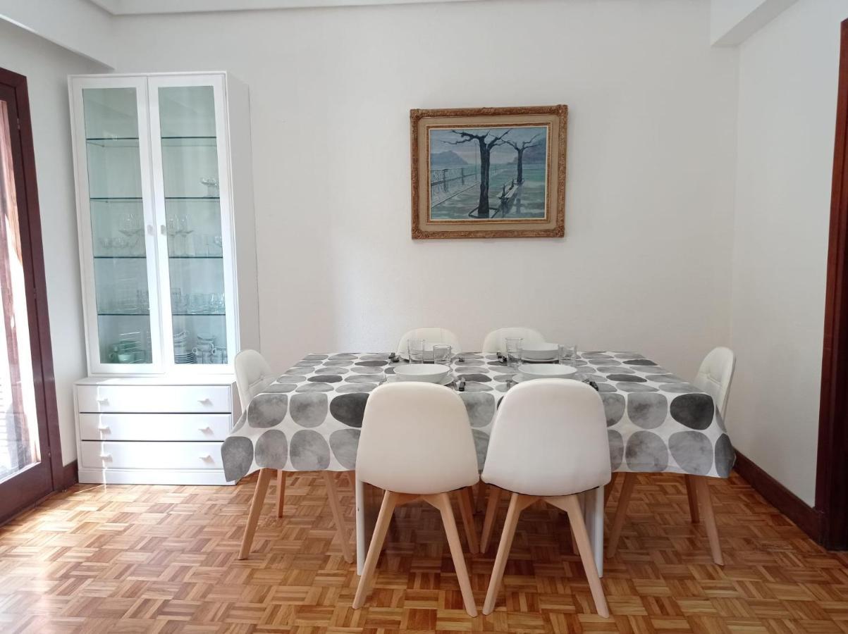 Easo Terrace Apartment Free Private Parking And Air Conditioning San Sebastian Bagian luar foto